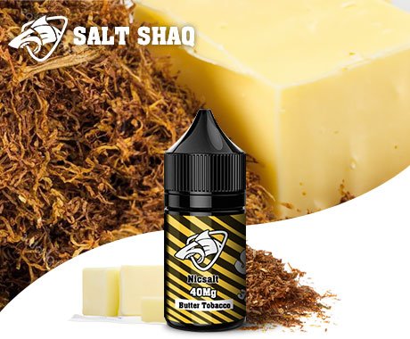 鯊克 SALT SHAQ 電子煙煙油 黃油煙草 30mL.jpg