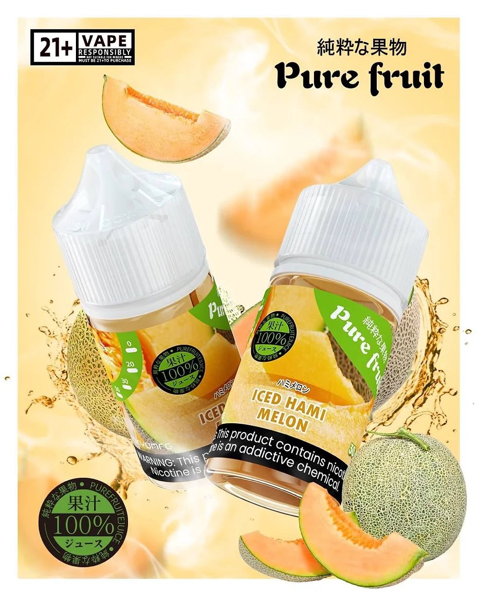 日本Pire Fruit 純粹果物系列30ML 小煙煙油果汁E-JULCE vaper 電子蒸氣- FASHION VAPE 潮流商城